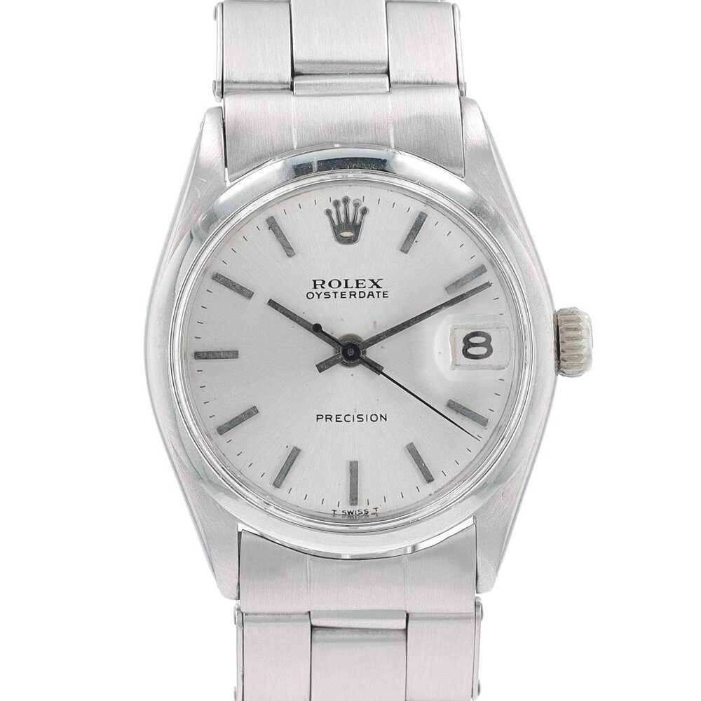 Rolex Ladies Watch Stainless Steel Midsize Oyster Date 6266 w/ Oyster Bracelet